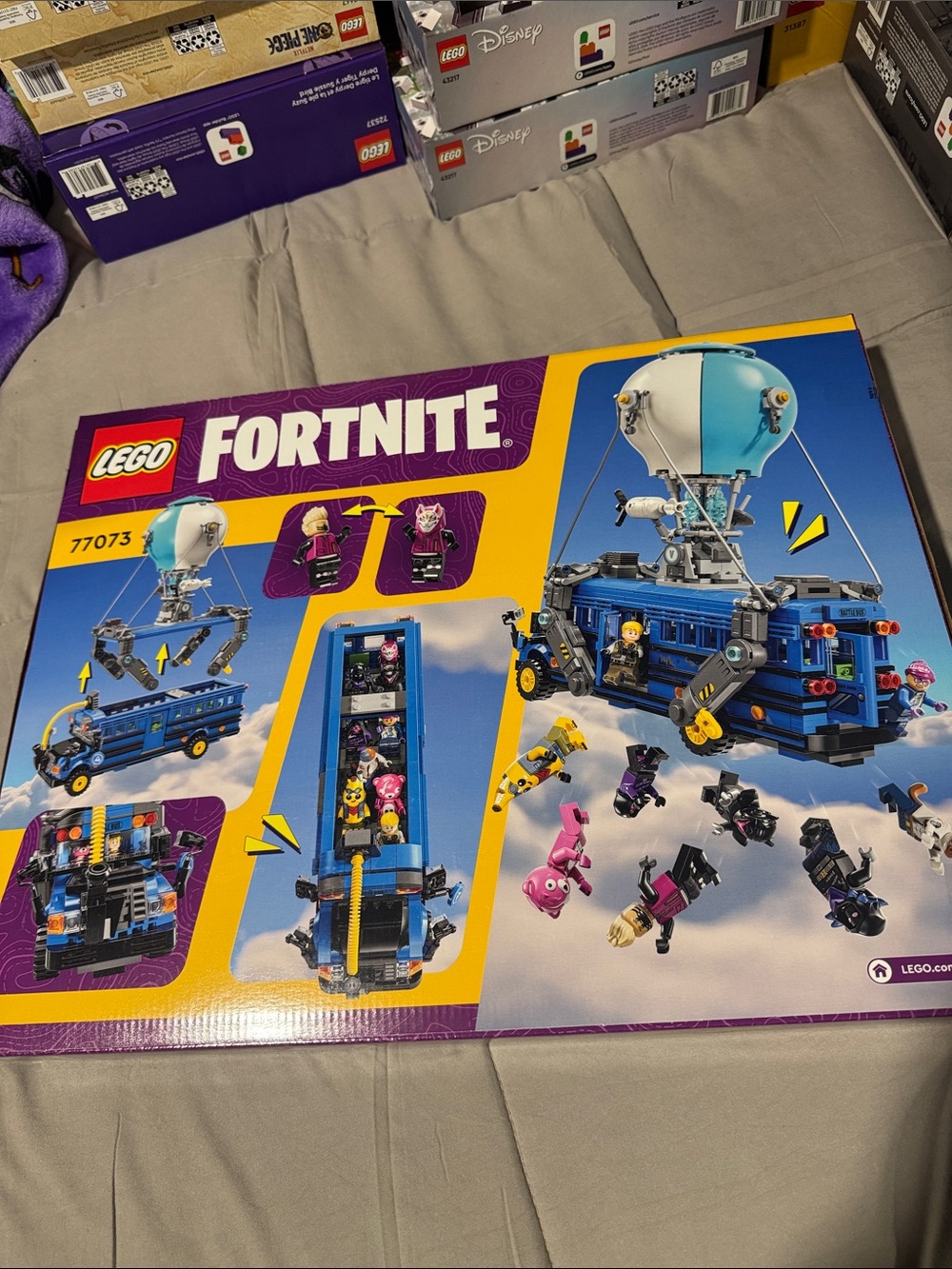 LEGO Fortnite Blue Battle Bus Building Set - Kids Toys